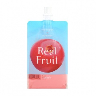 SKIN79 Odświeżająco-rewitalizujący żel ŻURAWINA Real Fruit Soothing Gel Cranberry 300g