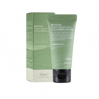 BENTON MINI PRODUKT Odświeżająca pianka do mycia twarzy Deep Green Tea Cleansing Foam 25g