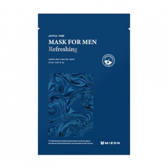 MIZON Odświeżająco maska w płacie dla mężczyzn Joyful Time Mask For Men Refreshing 24ml
