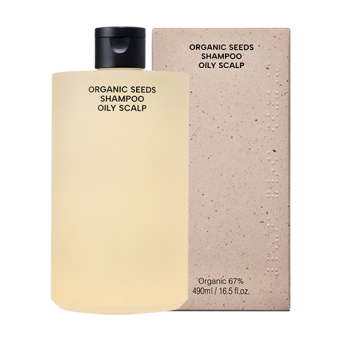WHAMISA Odświeżający szampon do przetłuszczającej się skóry głowy Organic Seeds Shampoo Oily Scalp 490ml