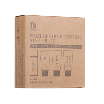 BENTON Zestaw mini produktów Snail Bee High Content Starter Kit (20ml+3x12g )