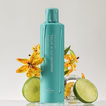 VILLAGE 11 Wegański szampon przeciw wypadaniu włosów Vegan Deep Balance Scalp Shampoo 300g