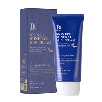BENTON Mineralny krem przeciwsłoneczny do twarzy Mineral Sun Cream SPF50+/PA++++ Skin Fit 50ml 