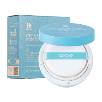 BENTON Krem pielęgnacyjny do twarzy Cica Moisture Sun Cream Cushion SPF50+ PA++++ 15g